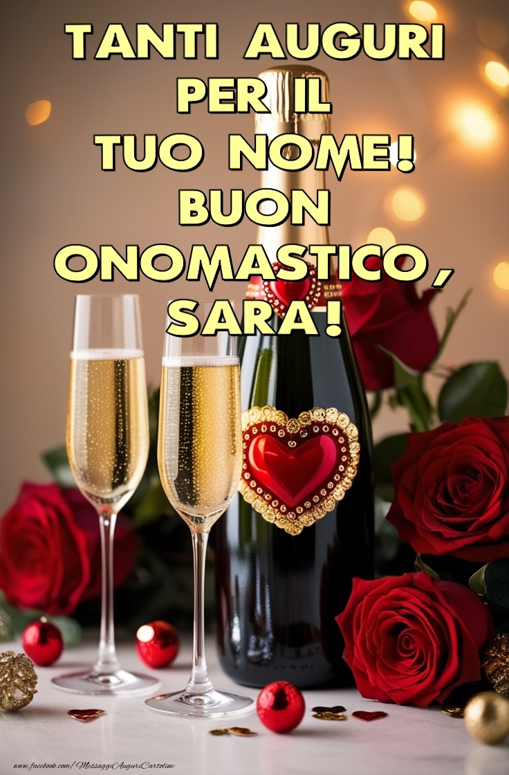 Cartoline di onomastico - Tanti auguri  per il  tuo nome