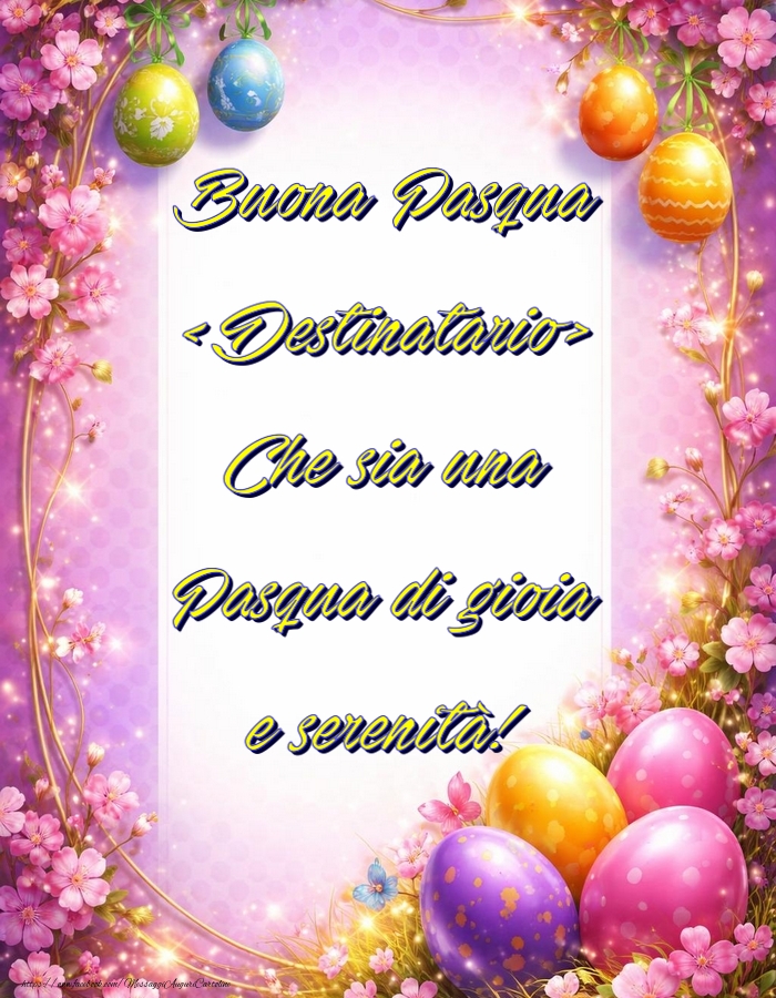 Cartoline personalizzate di Pasqua - Buona Pasqua