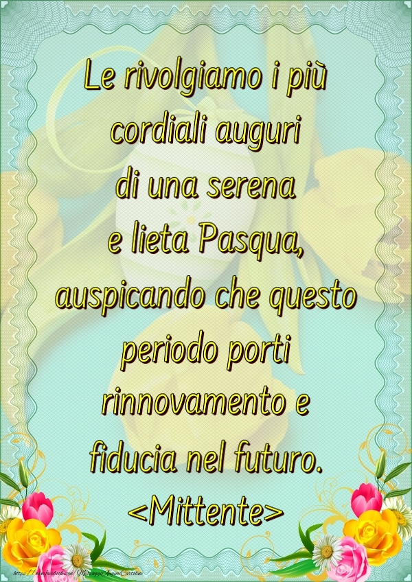 Cartoline personalizzate di Pasqua - Buona Pasqua