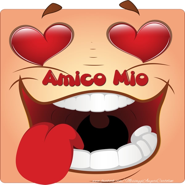 Cartoline d'amore per Amico - Love amico mio