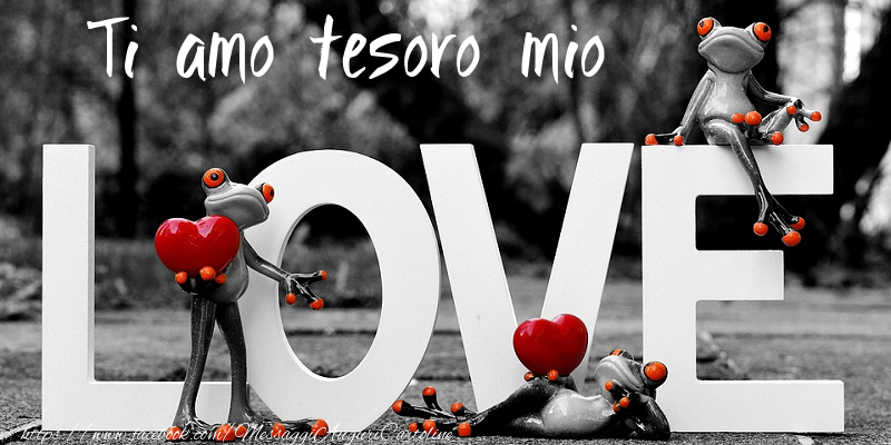 Cartoline d'amore per Fidanzata - Ti Amo tesoro mio