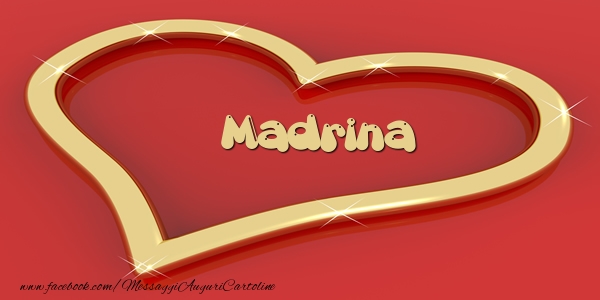 Cartoline d'amore per Madrina - Love madrina