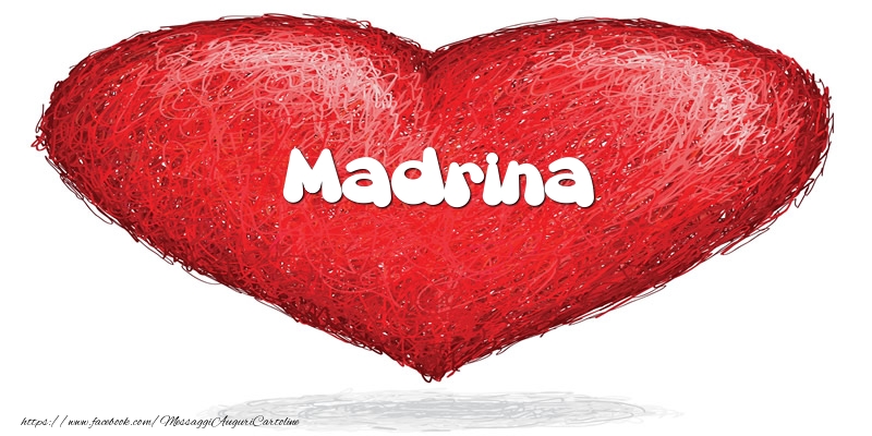 Cartoline d'amore per Madrina - Madrina nel cuore