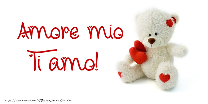 Cartoline d'amore per Moglie - Amore mio Ti amo!