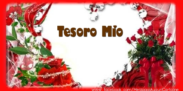 Cartoline d'amore per Moglie - Love tesoro mio!