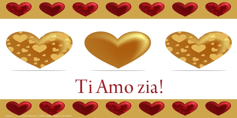 Cartoline d'amore per Zia - Ti Amo zia!