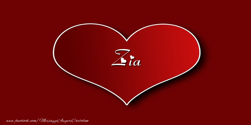 Cartoline d'amore per Zia - Amore zia