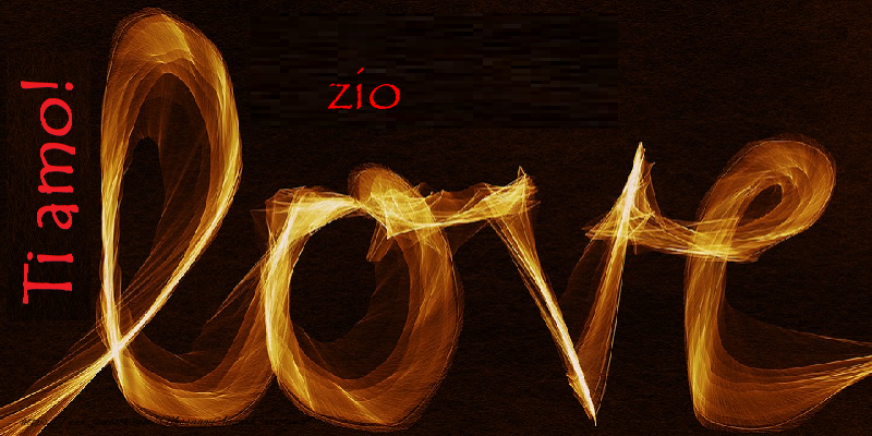 Cartoline d'amore per Zio - Ti amo zio