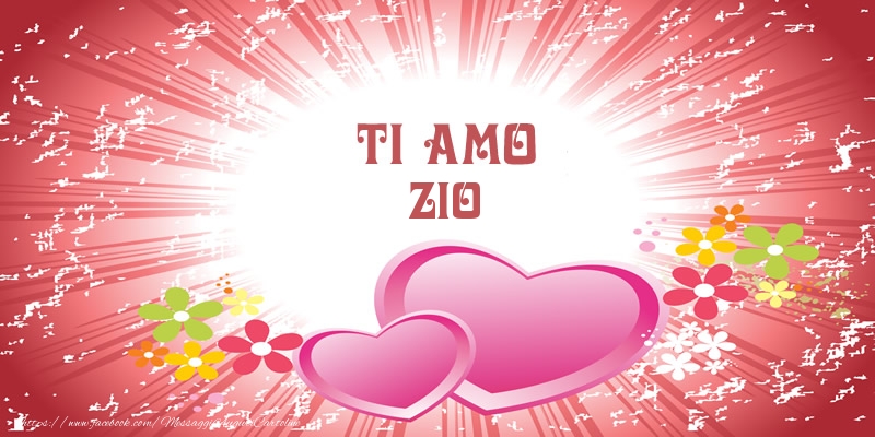 Cartoline d'amore per Zio - Ti amo zio