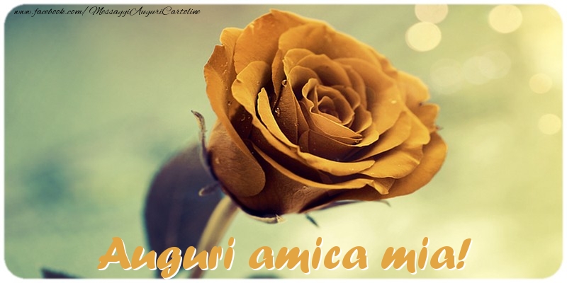 Cartoline di auguri per Amica - Auguri amica mia