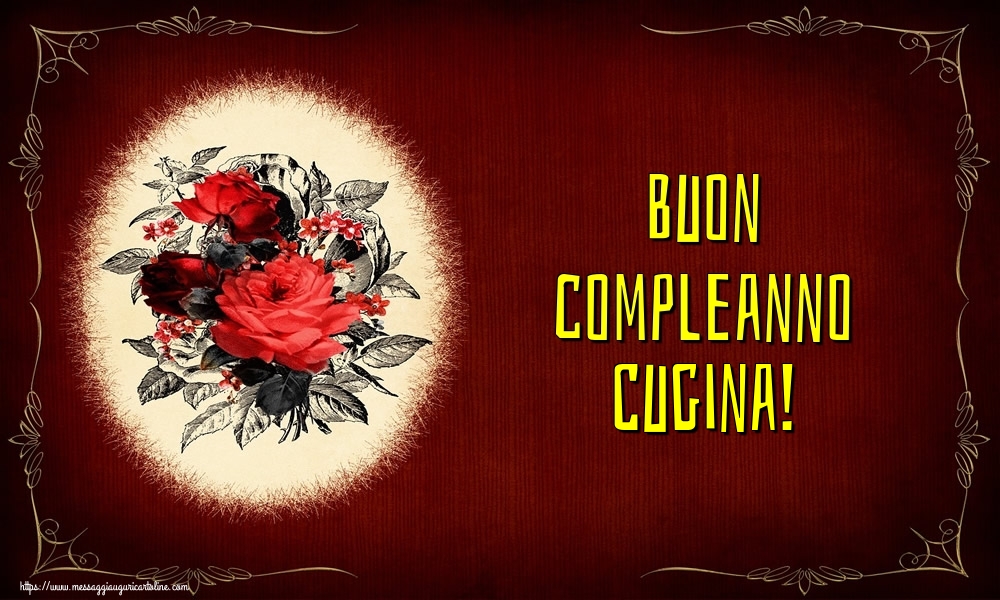 Cartoline di auguri per Cugina - Buon compleanno cugina!