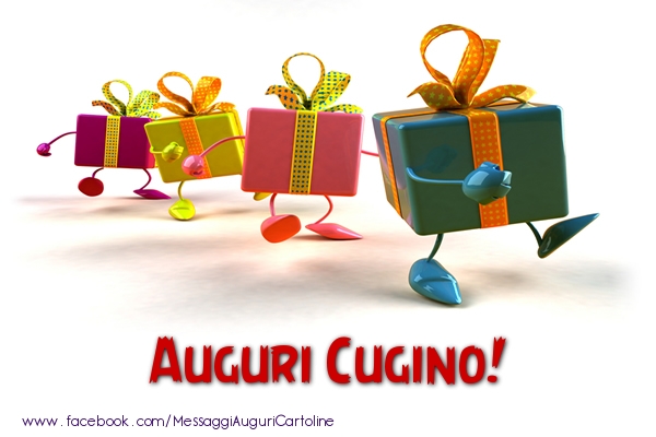 Cartoline di auguri per Cugino - Auguri cugino!