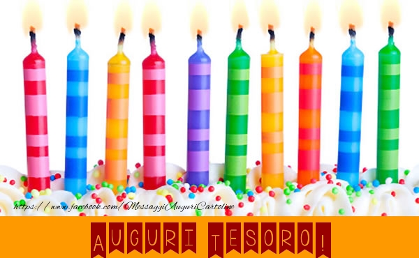 Cartoline di auguri per Fidanzato - Auguri tesoro!