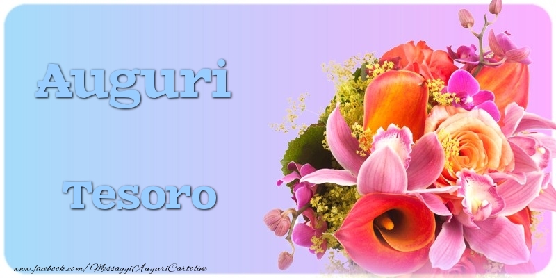 Cartoline di auguri per Fidanzato - Auguri tesoro