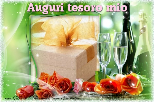 Cartoline di auguri per Marito - Auguri tesoro mio