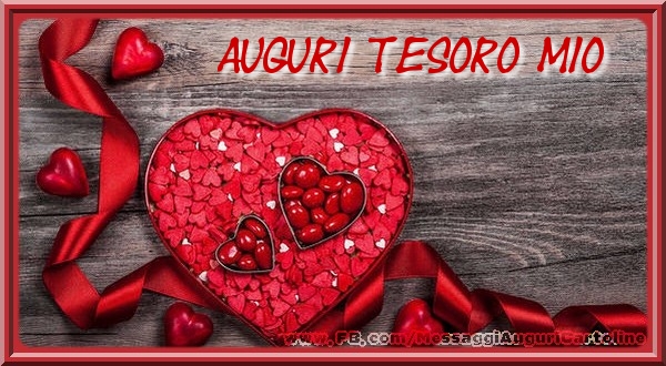 Cartoline di auguri per Marito - Auguri, tesoro mio!
