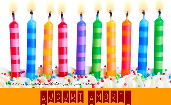 Cartoline di auguri per Moglie - Auguri amore!