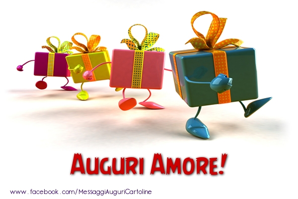 Cartoline di auguri per Moglie - Auguri amore!