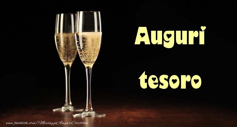 Cartoline di auguri per Moglie - Auguri tesoro