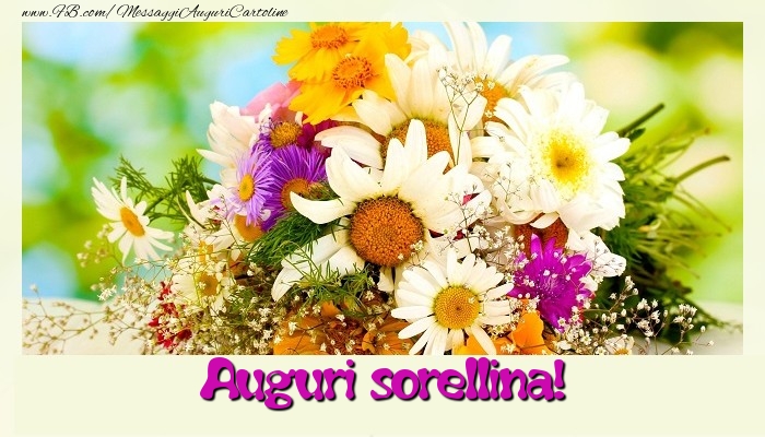 Cartoline di auguri per Sorella - Auguri sorellina