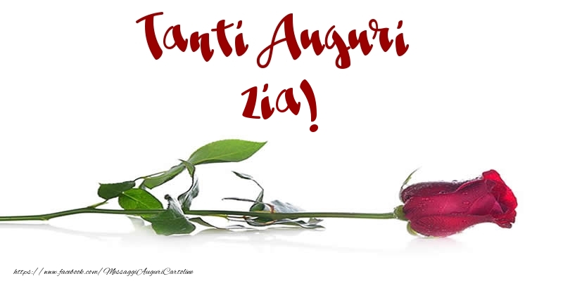 Cartoline di auguri per Zia - Tanti Auguri zia!