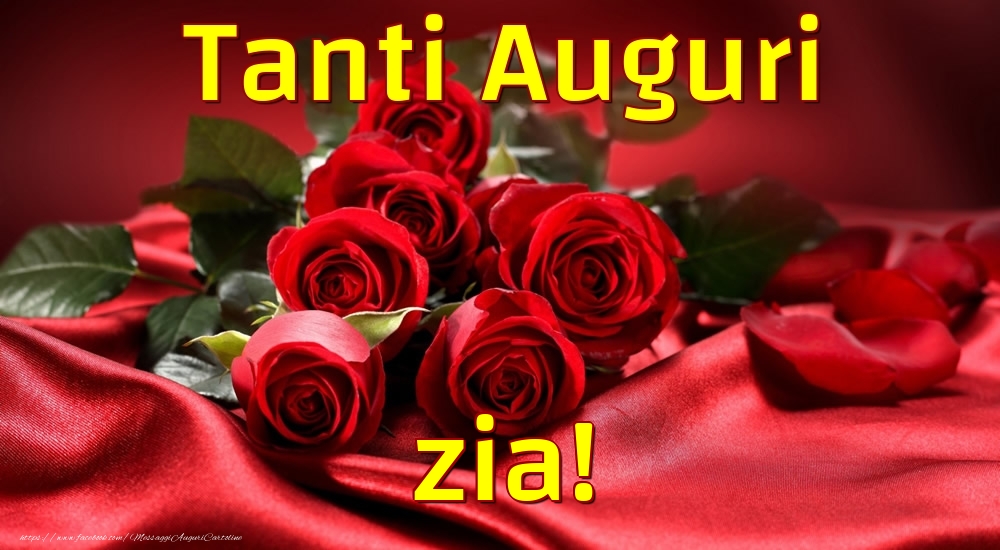 Cartoline di auguri per Zia - Tanti Auguri zia!