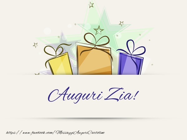 Cartoline di auguri per Zia - Auguri zia!