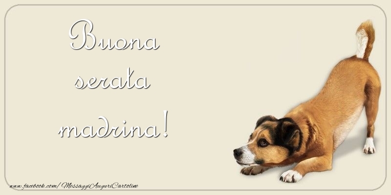 Cartoline di buonasera per Madrina - Buona serata madrina