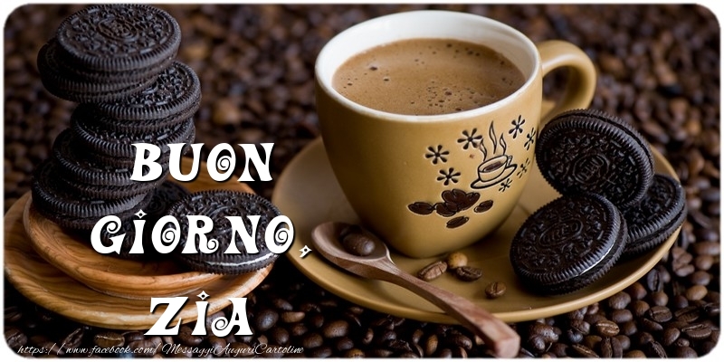 Cartoline di buongiorno per Zia - Buon Giorno, zia