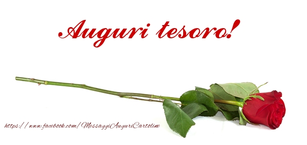 Cartoline di compleanno per Fidanzata - Auguri di Buon Compleanno tesoro!