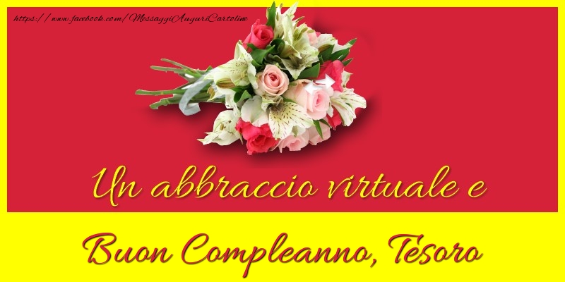 Cartoline di compleanno per Fidanzata - Buon compleanno, tesoro