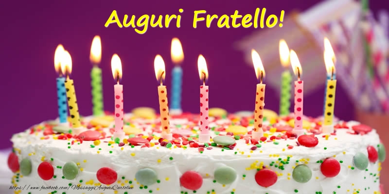 Cartoline di compleanno per Fratello - Auguri fratello!