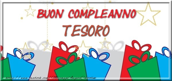 Cartoline di compleanno per Marito - Buon compleanno tesoro