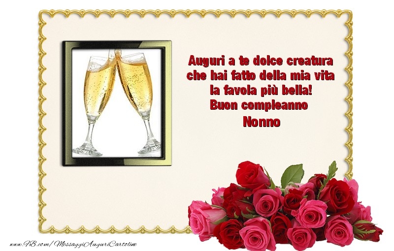 Cartoline di compleanno per Nonno - Buon Compleanno nonno