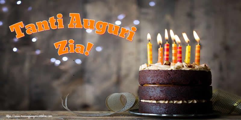 Cartoline di compleanno per Zia - Tanti Auguri zia!