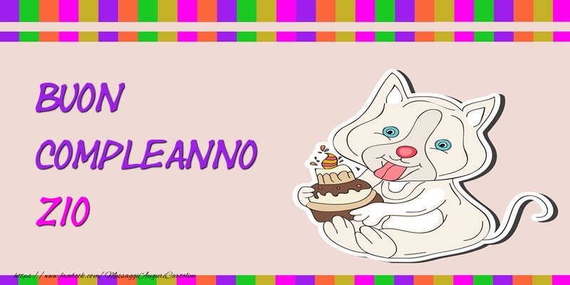 Cartoline di compleanno per Zio - Buon Compleanno zio