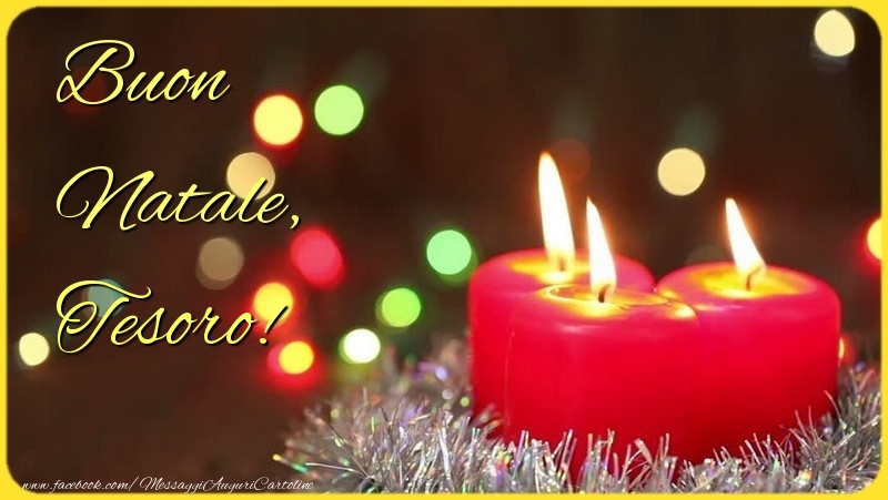 Cartoline di Natale per Fidanzata - Buon Natale, tesoro