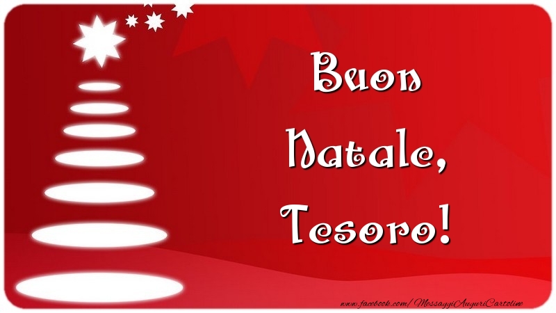 Cartoline di Natale per Fidanzata - Buon Natale, tesoro