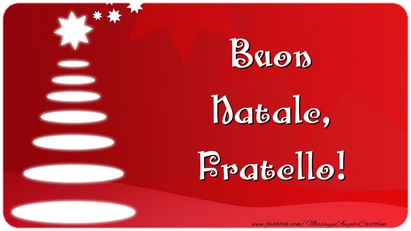 Cartoline di Natale per Fratello - Buon Natale, fratello