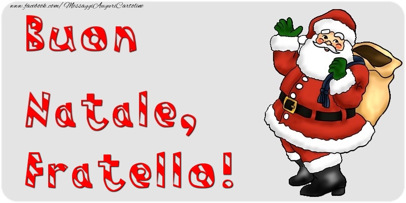 Cartoline di Natale per Fratello - Buon Natale, fratello