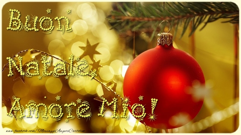 Cartoline di Natale per Marito - Buon Natale, amore mio