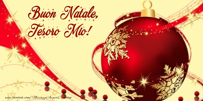 Cartoline di Natale per Moglie - Buon Natale, tesoro mio