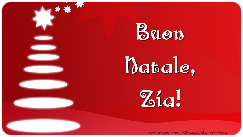 Cartoline di Natale per Zia - Buon Natale, zia