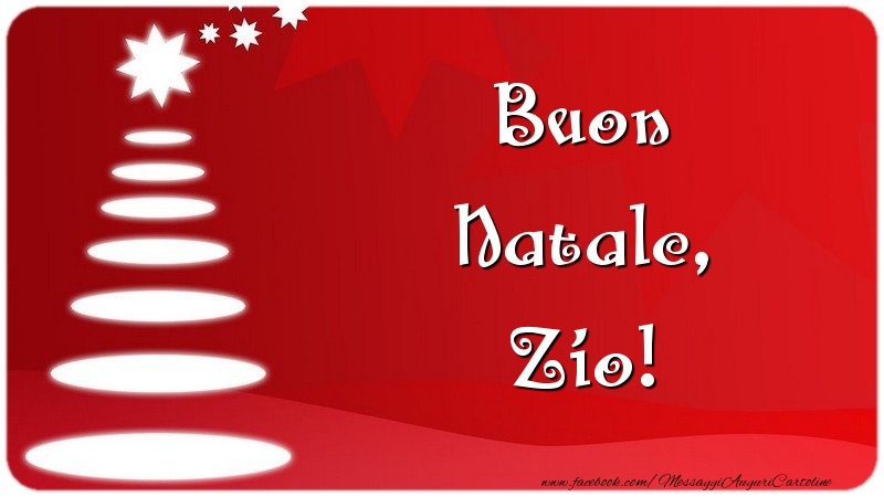 Cartoline di Natale per Zio - Buon Natale, zio