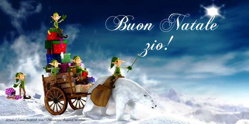 Cartoline di Natale per Zio - Buon Natale zio!