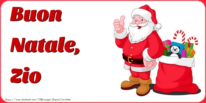 Cartoline di Natale per Zio - Buon Natale, zio