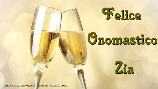 Cartoline di onomastico per Zia - Felice Onomastico zia