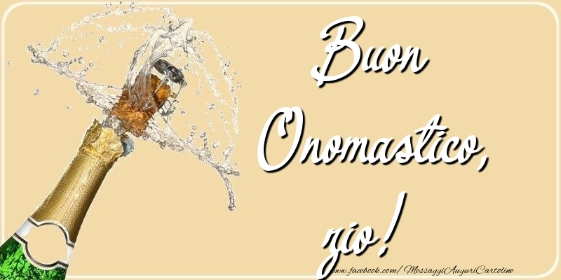 Cartoline di onomastico per Zio - Buon Onomastico, zio