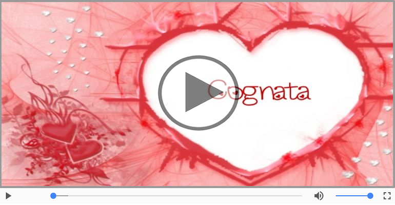 Ti amo tanto Cognata!