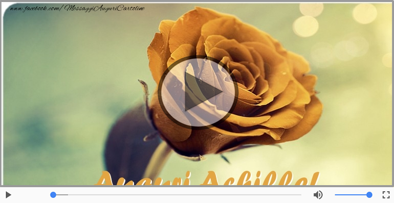 Tanti auguri Achille!